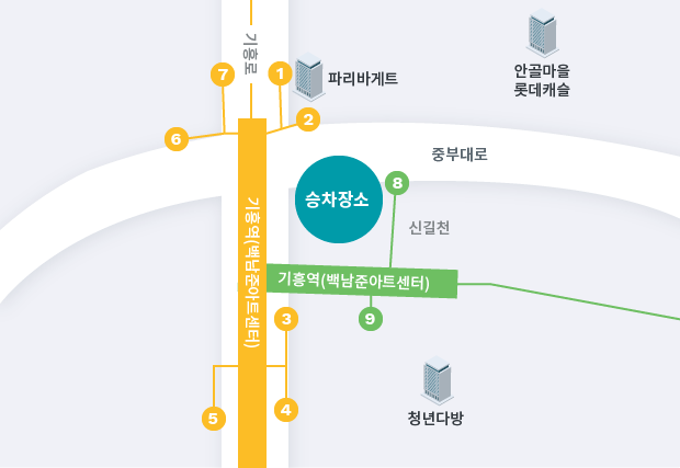 동탄, 용인간 통학버스 출발 3